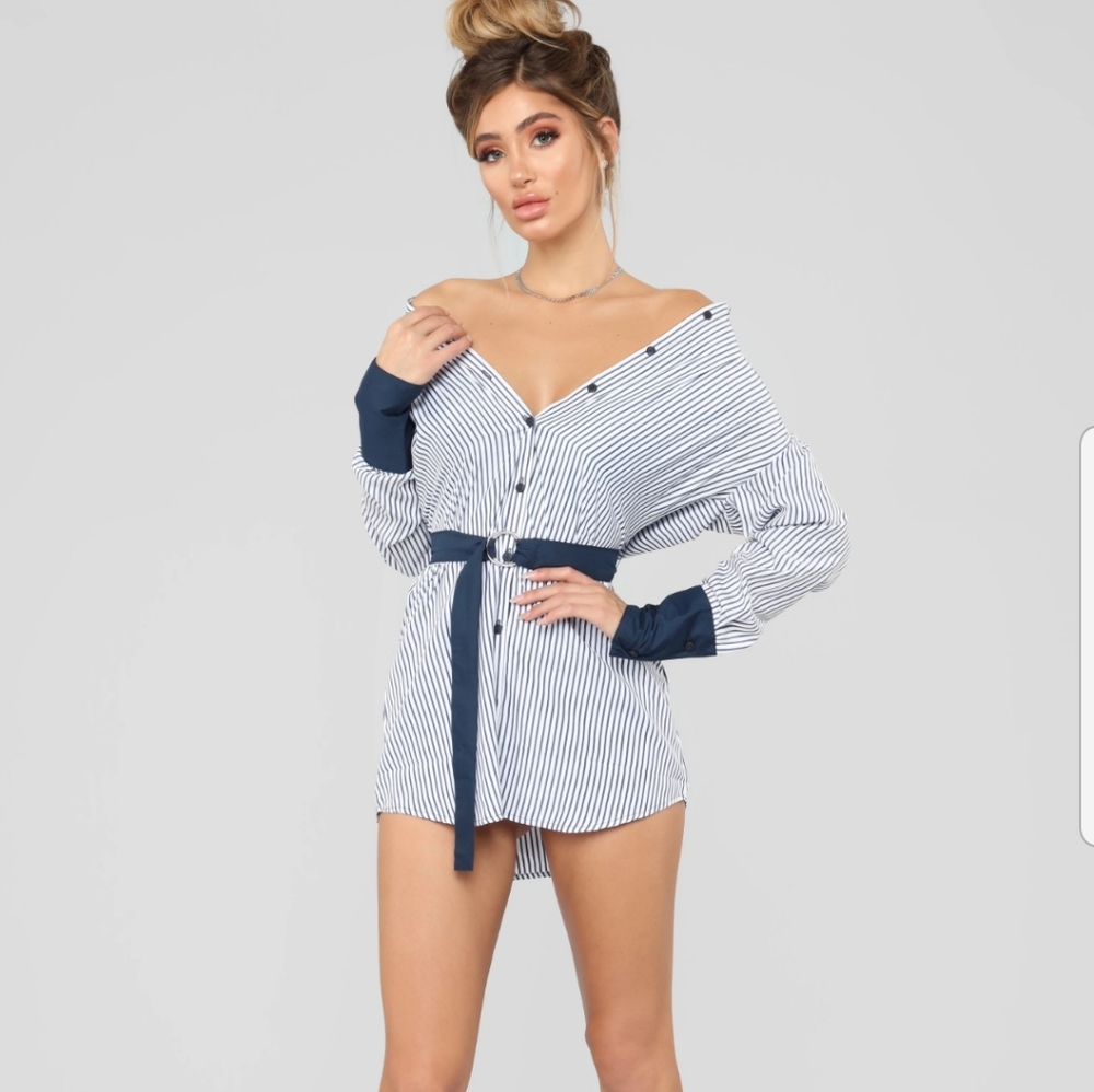 NWT Fashion Nova Shirt Dress Tunic